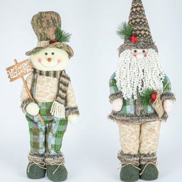 Camo Santa Snowman Stander - Picture 1 of 3